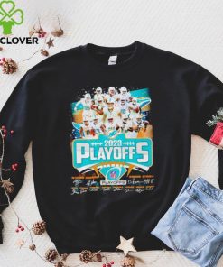 Miami Dolphins 2023 NFL Playoffs signatures shirt