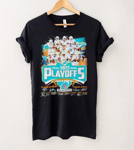 Miami Dolphins 2023 NFL Playoffs signatures hoodie, sweater, longsleeve, shirt v-neck, t-shirt