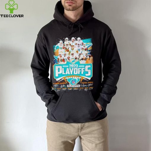 Miami Dolphins 2023 NFL Playoffs signatures hoodie, sweater, longsleeve, shirt v-neck, t-shirt