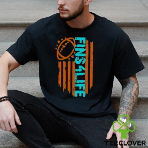 Miami Dolphins 4 Fins Life Shirt