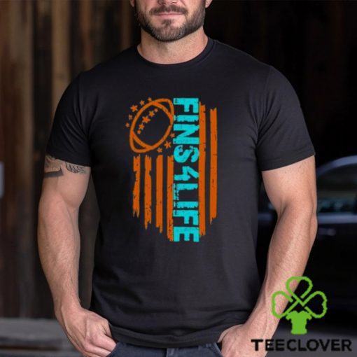 Miami Dolphins 4 Fins Life Shirt