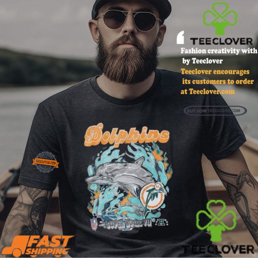 Miami Dolphins ‘Alter Ego’ Flames T Shirt