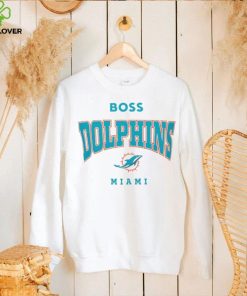 Miami Dolphins BOSS X NFL Huddle T Shirt