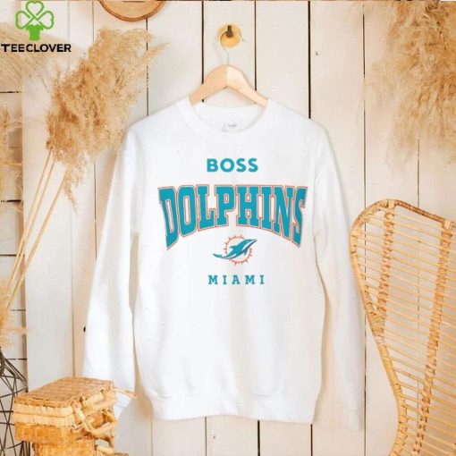 Miami Dolphins BOSS X NFL Huddle T Shirt