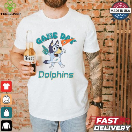 Miami Dolphins Bluey Game Day shirt