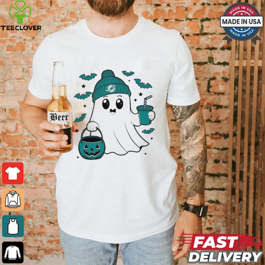 Miami Dolphins Boo Trick or Treat Halloween shirt Miami Dolphins Boo Trick or Treat Halloween shirt