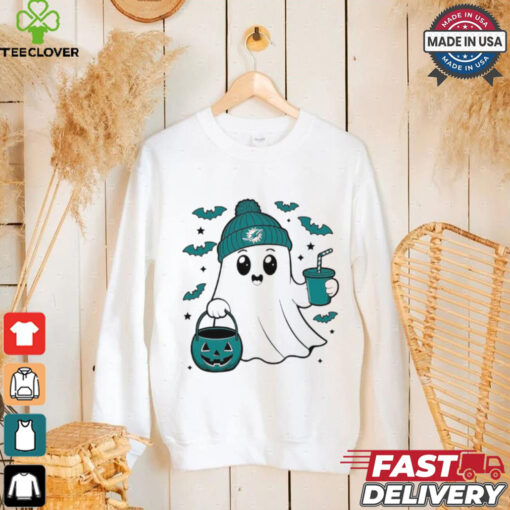 Miami Dolphins Boo Trick or Treat Halloween shirt