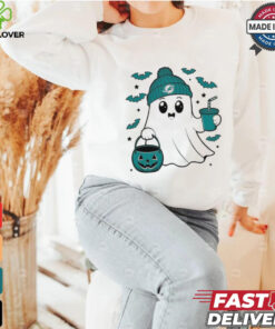 Miami Dolphins Boo Trick or Treat Halloween shirt