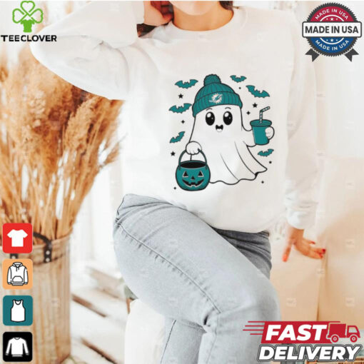 Miami Dolphins Boo Trick or Treat Halloween shirt