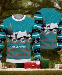 Miami Dolphins Casual Christmas Sweater For Fans