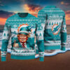 Chicago Bears Christmas Donald Trump Knitted Sweater