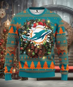 Miami Dolphins Christmas Ugly Sweater