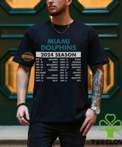 Miami Dolphins Complete Schedule 2024 Shirt