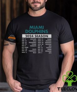 Miami Dolphins Complete Schedule 2024 Shirt