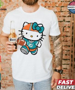 Miami Dolphins Cute Hello Kitty Football shirt