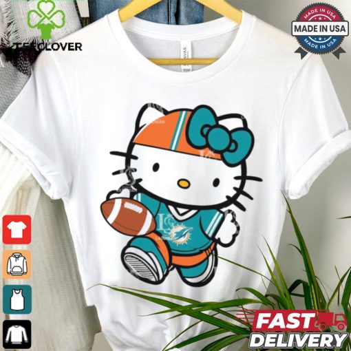 Miami Dolphins Cute Hello Kitty Football shirt