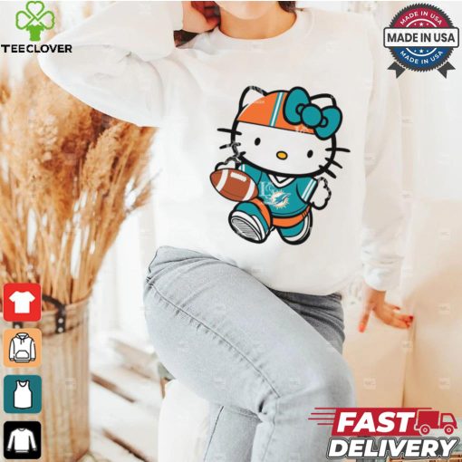 Miami Dolphins Cute Hello Kitty Football shirt