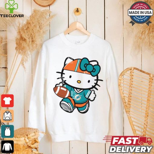 Miami Dolphins Cute Hello Kitty Football shirt