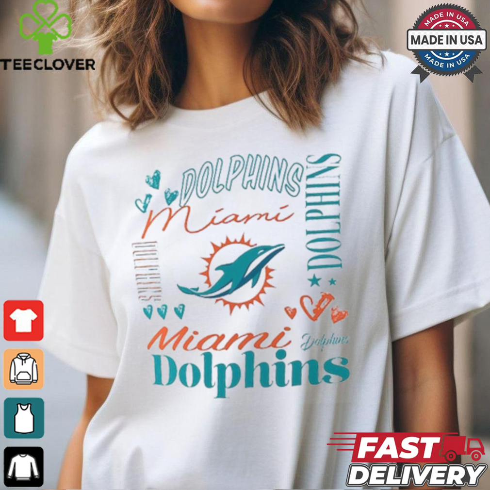 Miami Dolphins G III 4Her by Carl Banks T Shirt Miami Dolphins G III 4Her by Carl Banks T Shirt