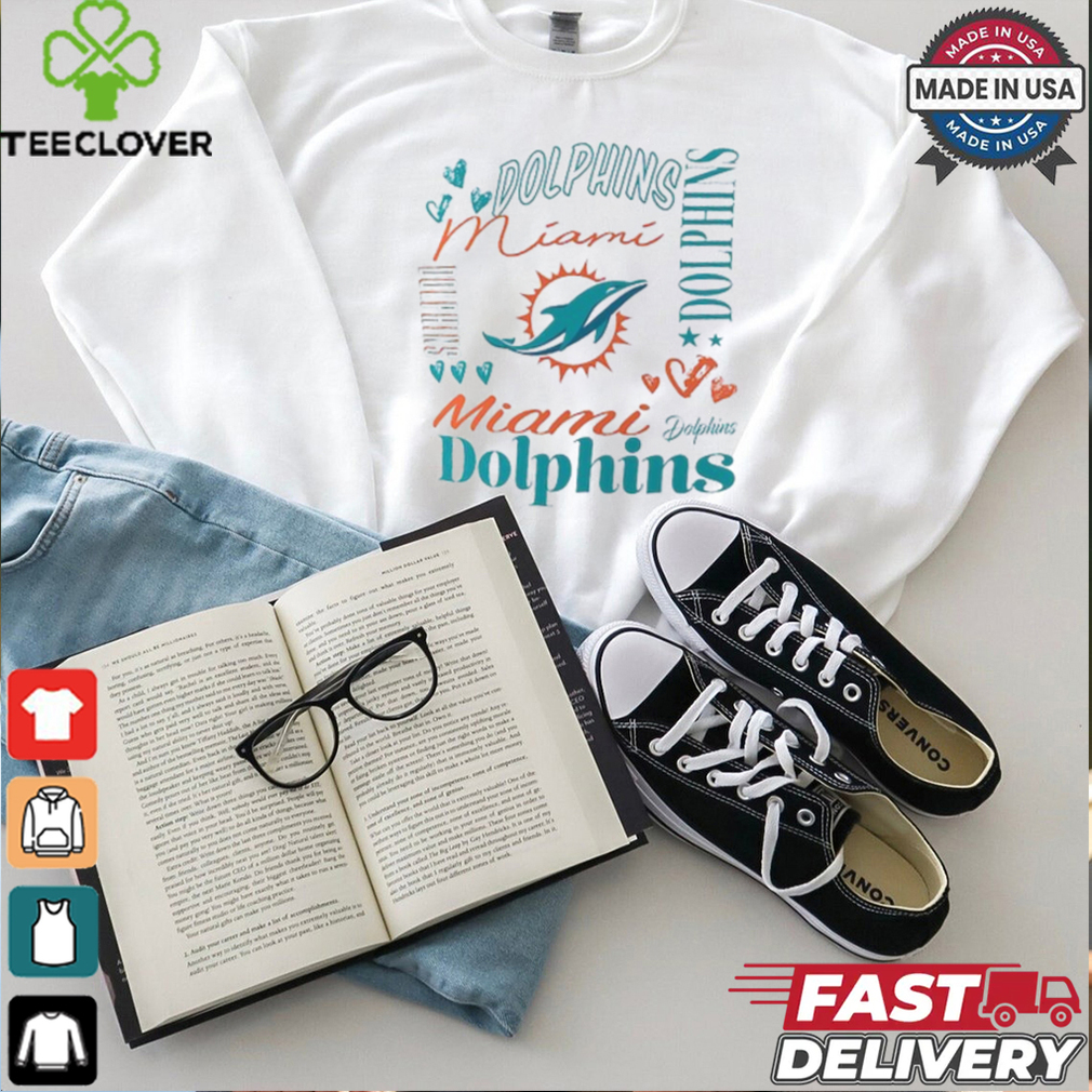 Miami Dolphins G III 4Her by Carl Banks T Shirt Miami Dolphins G III 4Her by Carl Banks T Shirt