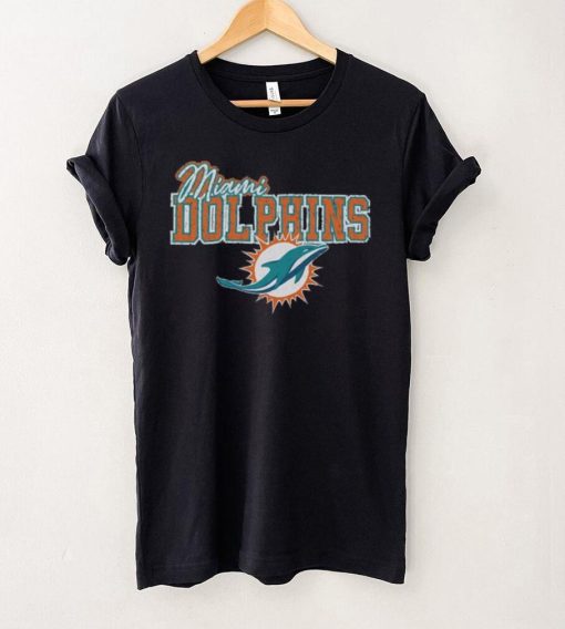 Miami Dolphins Gameday Couture s In The Spotlight Tonal Leopard Print Shirt