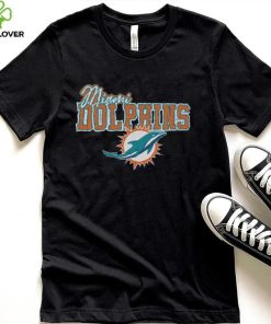 Miami Dolphins Gameday Couture s In The Spotlight Tonal Leopard Print Shirt