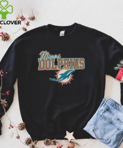 Miami Dolphins Gameday Couture s In The Spotlight Tonal Leopard Print Shirt