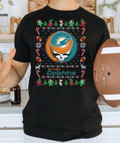 Miami Dolphins Gratefull Dead Ugly Christmas Sweater