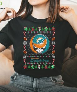 Miami Dolphins Gratefull Dead Ugly Christmas Sweater