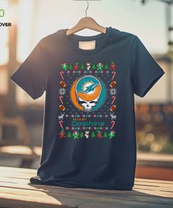 Miami Dolphins Gratefull Dead Ugly Christmas Sweater