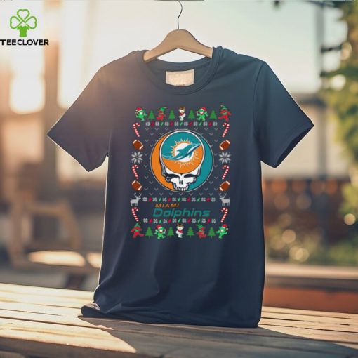 Miami Dolphins Gratefull Dead Ugly Christmas Sweater