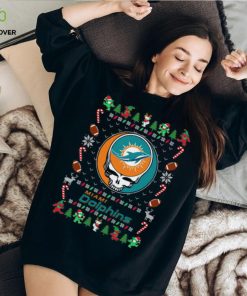 Miami Dolphins Gratefull Dead Ugly Christmas Sweater