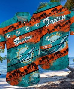 Miami Dolphins Hawaiian Shirt Unique Sunset Graphic Unique Hawaiian Shirt removebg