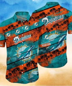 Miami Dolphins Hawaiian Shirt Unique Sunset Graphic Unique Hawaiian Shirt removebg