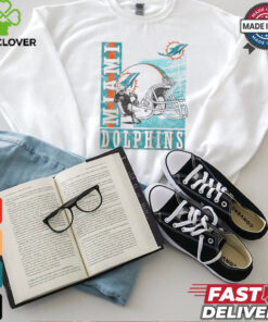 Miami Dolphins Helmet Dash T Shirt