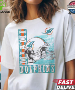 Miami Dolphins Helmet Dash T Shirt
