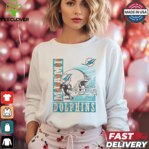 Miami Dolphins Helmet Dash T Shirt