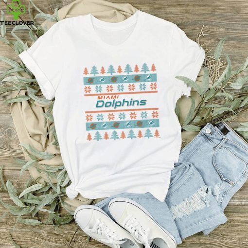 Miami Dolphins Holiday Christmas Tree T Shirt