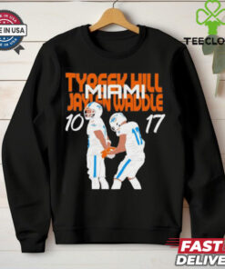Miami Dolphins Jaylen Waddle x Tyreek Hill shirt