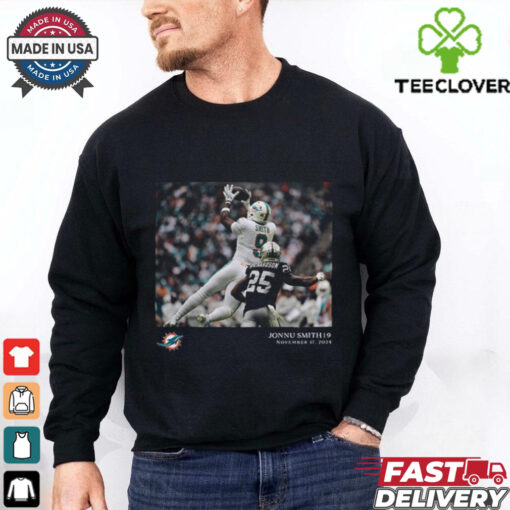 Miami Dolphins Jonnu Smith NFL Flash Features Week 11 T Shirt