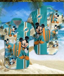 Miami Dolphins Mickey Mouse Hawaiian Shirt