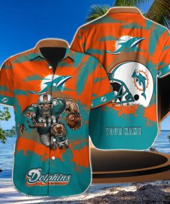 Miami Dolphins NFL Custom Name Hawaiian Shirt For Men Women Best Gift For Real Fan