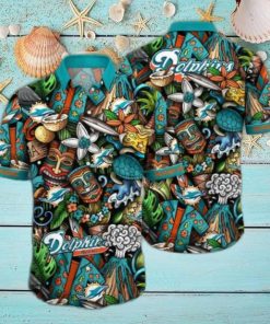 Miami Dolphins NFL Flower Hawaii Shirt And Tshirt For Fans