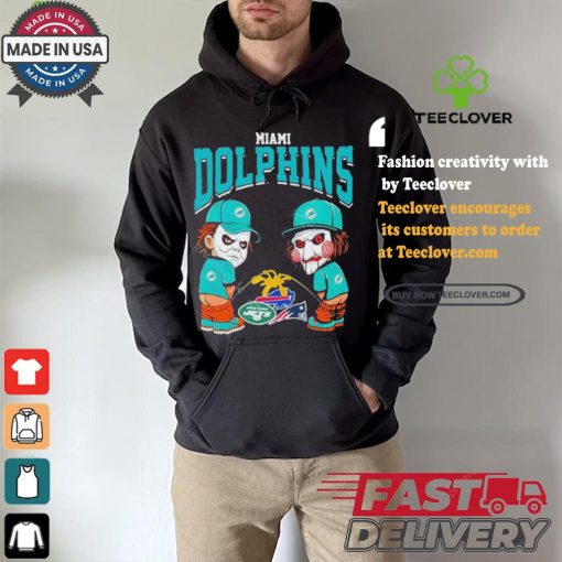 Miami Dolphins NFL Halloween Peeing Funny Shirt
