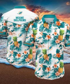 Miami Dolphins NFL Hawaiian Shirt 3D Printed Tropical Pattern Graphic Hawaii Shirt For Fan Ever