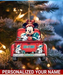 Miami Dolphins NFL Mickey Ornament Personalized Your Name SP12102350ID05