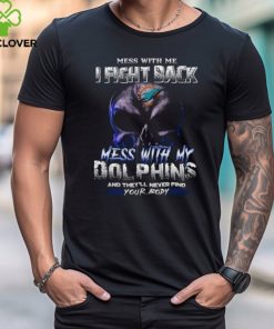 Miami Dolphins NFL Punisher Skull T Shirt