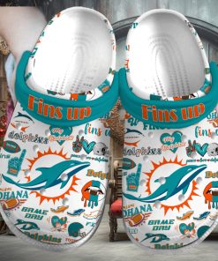 Miami Dolphins NFL Sport Crocs Crocband Clogs Shoes Comfortable For Men Women and Kids – Footwearelite Exclusive