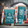 Miami Dolphins NFL Ugly Christmas Wool Knitted Sweater