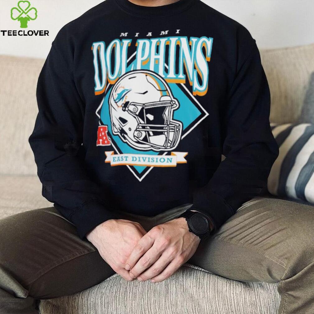 Miami Dolphins New Era Big & Tall Helmet T Shirt Miami Dolphins New Era Big & Tall Helmet T Shirt